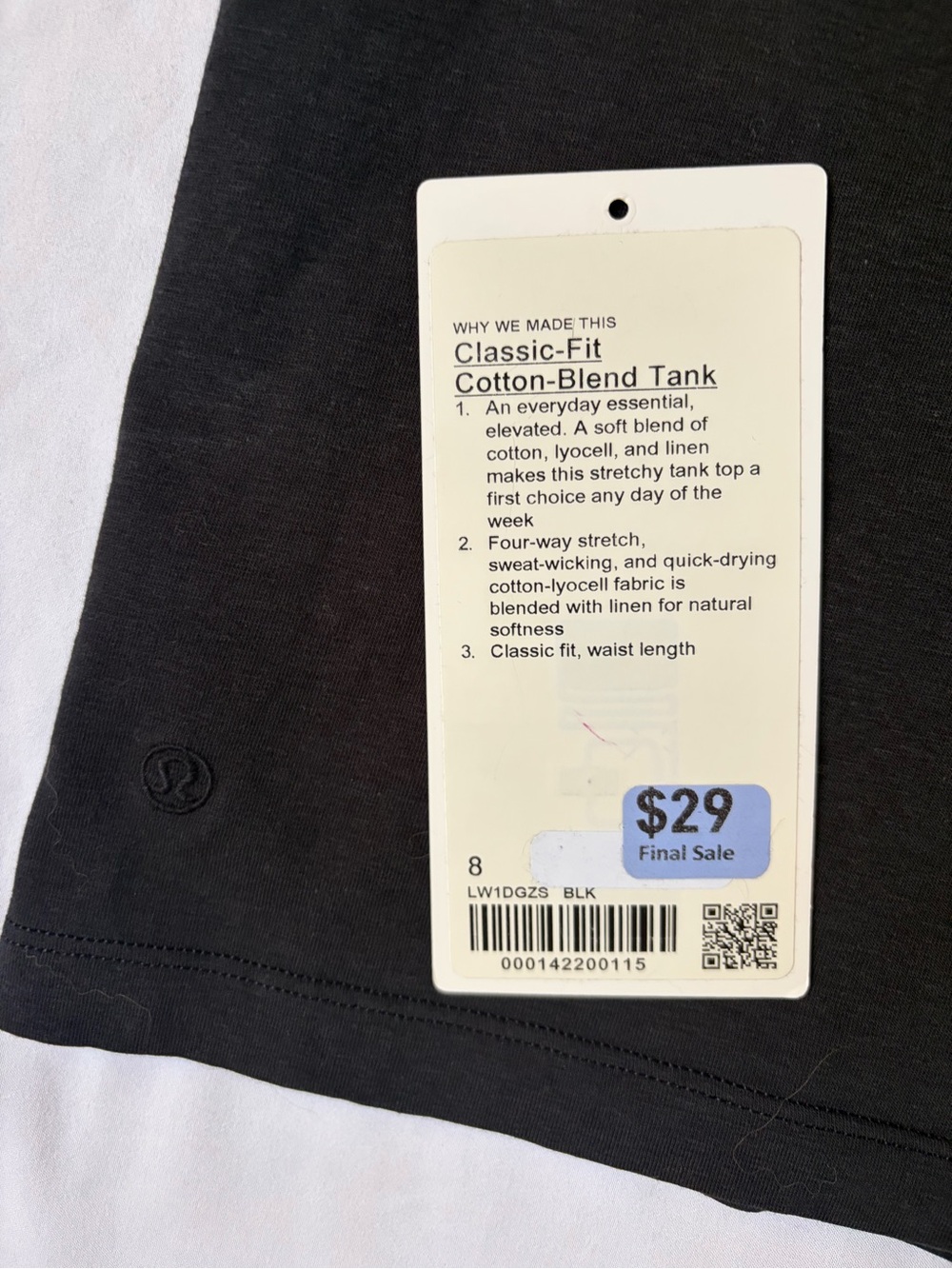 Lululemon classic fit tank - Picture 3 of 3